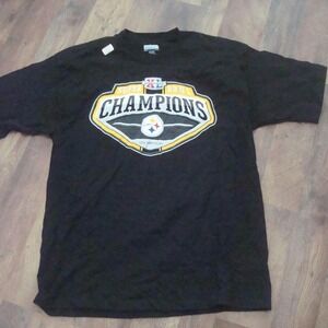 STEELERS REEBOK 2005 SUPER BOWL SHIRT VINTAGE Y2K 00S L7